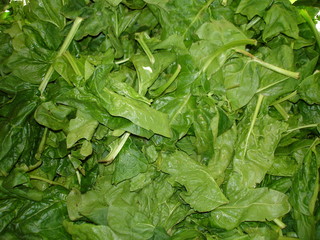 feuilles d'épinards