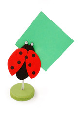 ladybird memo-holder