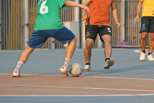 Fototapeta street soccer