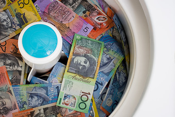 laundering money