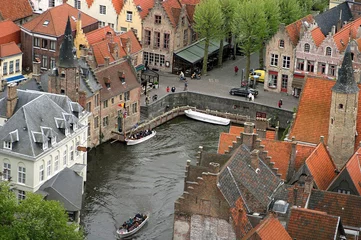 Wall murals Channel bruges