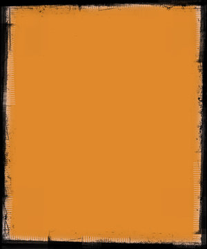 orange background with grunge frame