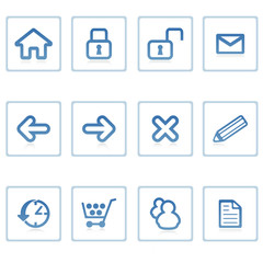 web icons : website and internet i