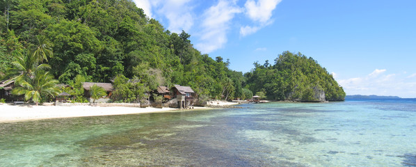 beach of pulau kadidiri, togians island, sulawesi, indonesia, pa