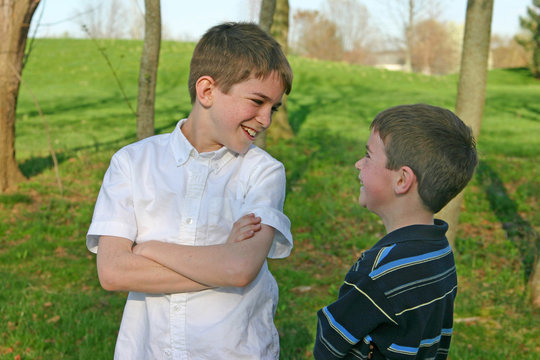 boys talking