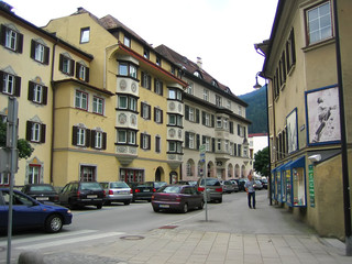 Fototapeta na wymiar ulica w austriackim mieście