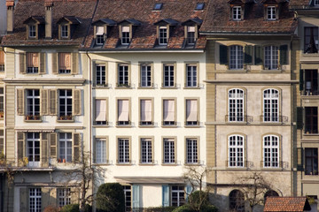 abendlicht an berns fassaden