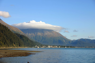 kenai covered with clouds