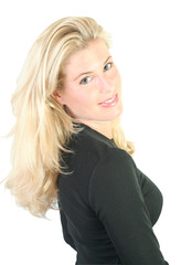 Naklejka premium beautiful woman(serise)