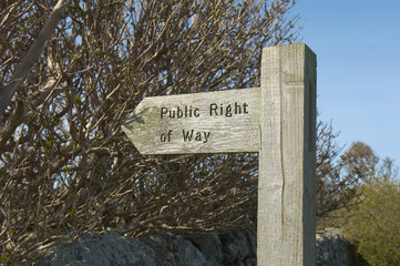 public right of way
