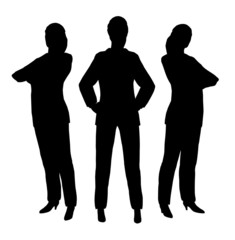 businesswoman silhouette