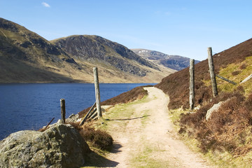 loch turret in perthshire, scotland 9