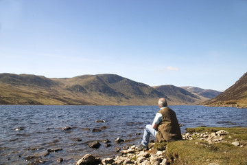 loch turret in perthshire, scotland 11