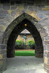 Naklejka premium medieval passage