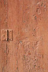 grunge brown painted door details