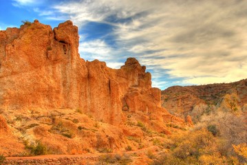 Fototapeta premium desert mountain trail