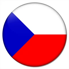 Fotobehang tschechien czechia button © moonrun