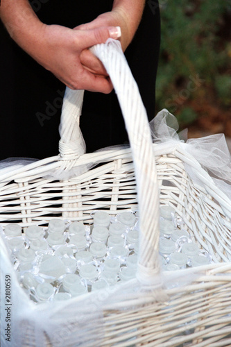 Wedding Bubbles In Basket Stock Photo And Royalty Free Images On