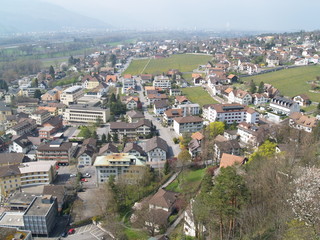 vaduz  vue du château