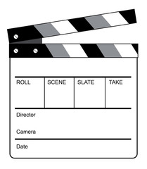 Obraz premium clipboard with marking black and white