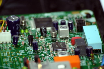 Fototapeta na wymiar printed circuit board