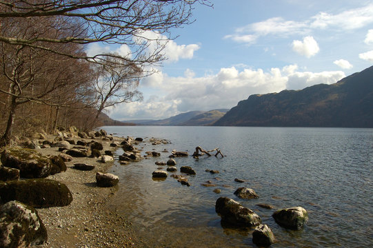 lake ullswater in the lake distict