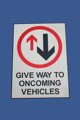 give way sign