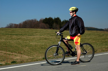 Naklejka premium biking