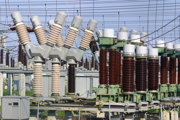 high voltage substation