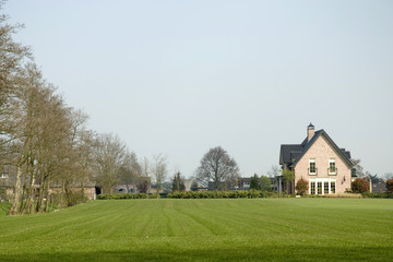 luxury villa with big garden