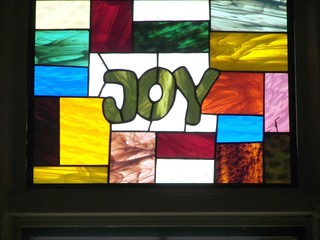 stained glass...joy