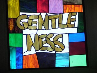stained glass...gentleness