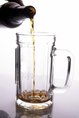 pouring beer