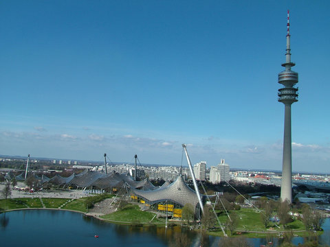 olympic stadium un fernsehturm münchen