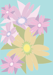 delicate flower background