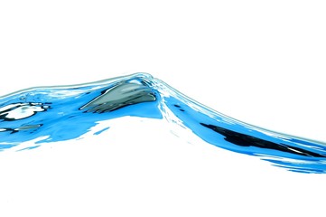 Obraz na płótnie Canvas water isolated on white background
