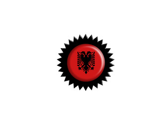 albanian badge