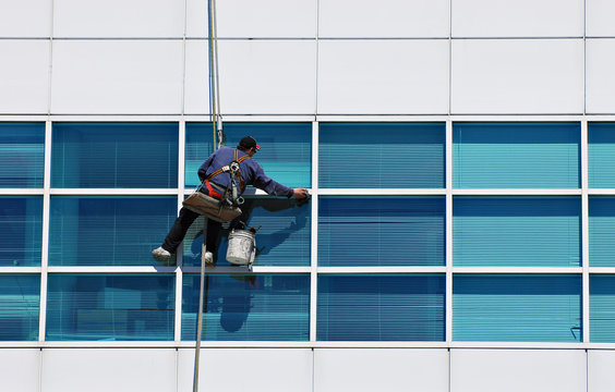  a window cleaner