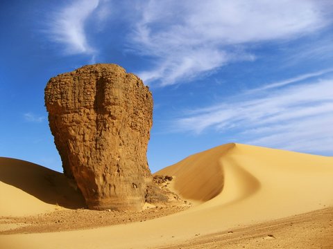 dune et rocher