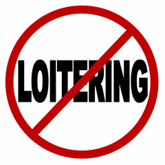 no loitering icon