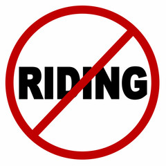 no riding icon