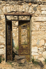 Fototapeta na wymiar old rusty doors