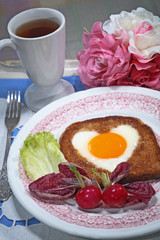 romantic breakfast