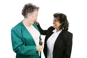 coworkers sharing a laugh