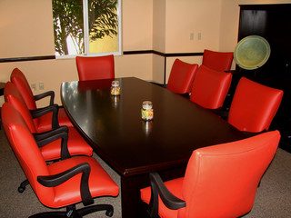 colorful boardroom