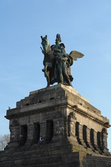 Obraz premium statue wilhelm koblenz