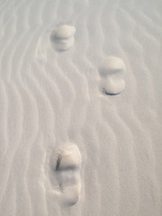 spuren im sand