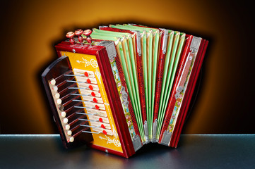 an old accordion