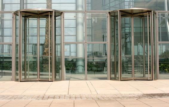 Revolving Glass Doors