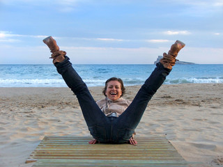 alegria en la playa